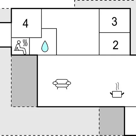 Hébergement de vacances Stunning In With Sauna